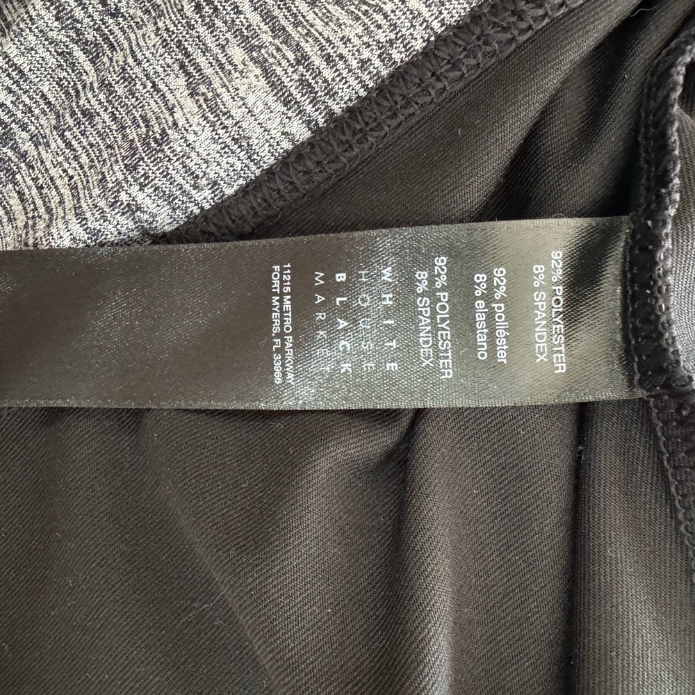 WHBM Athletic Athleisure Black Marled Jacket XS $90 EUC - Picture 10 of 12